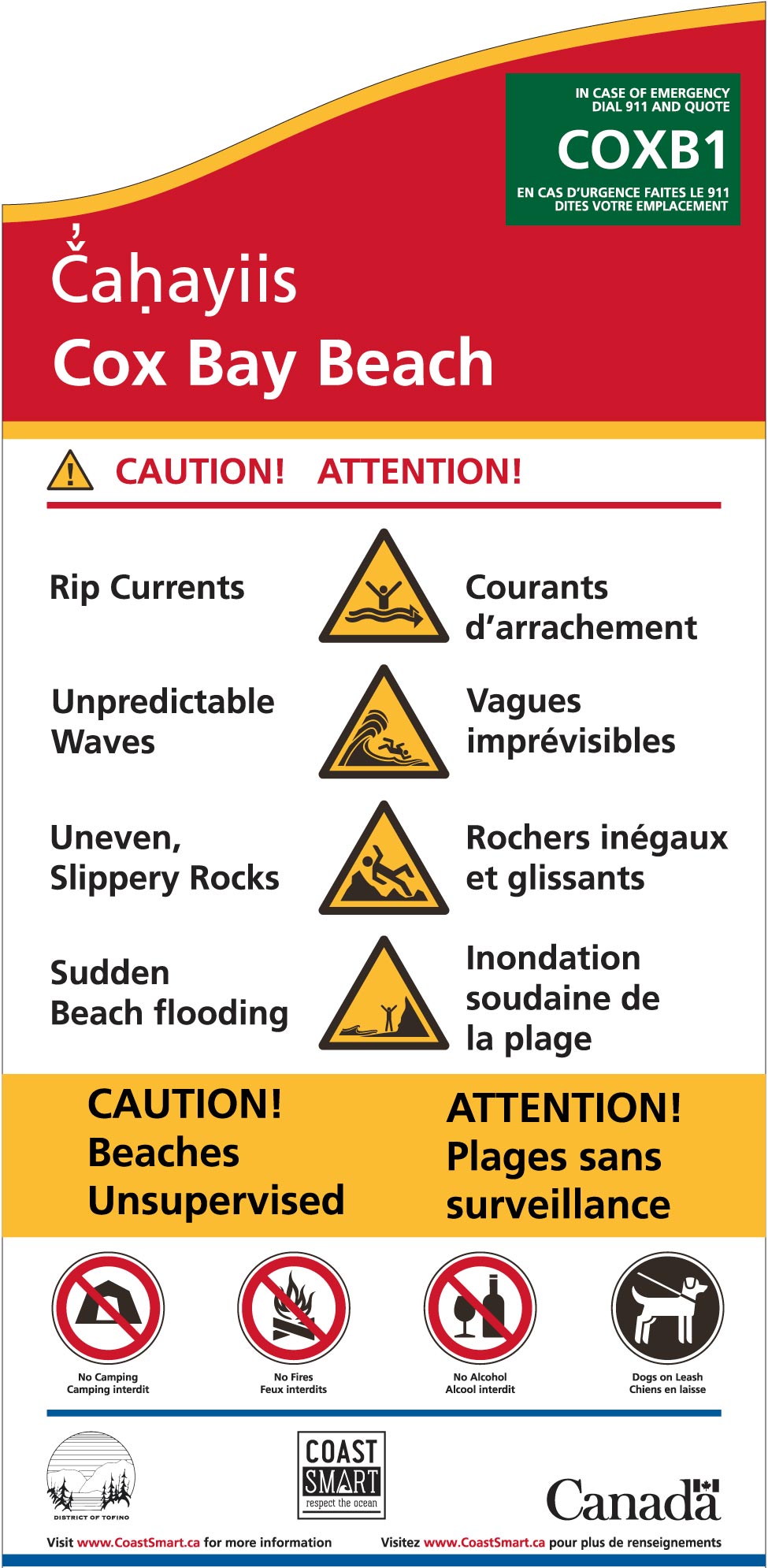 Level 3 Red Sign example